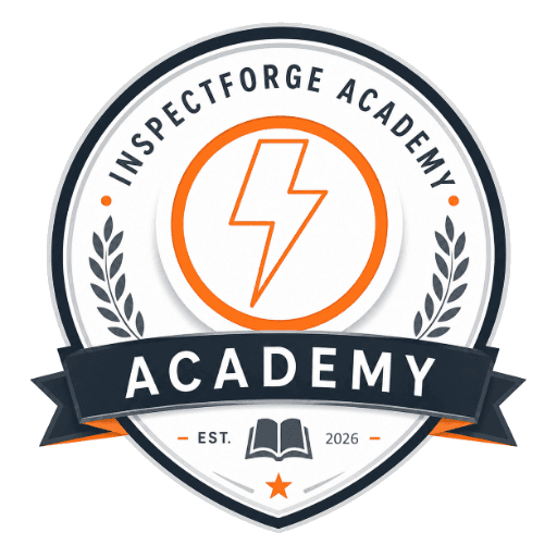 InspectForge Academy crest